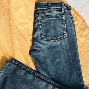 Fidelity Mid-Rise ‘Lily’ Boot Cut Blue Jeans Size 29 / 8 - color